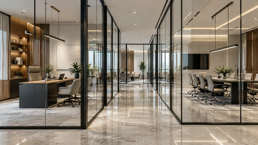 glass type office materials