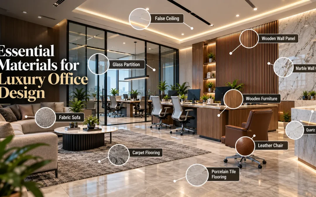 Must-Have Materials for Luxury Office Design