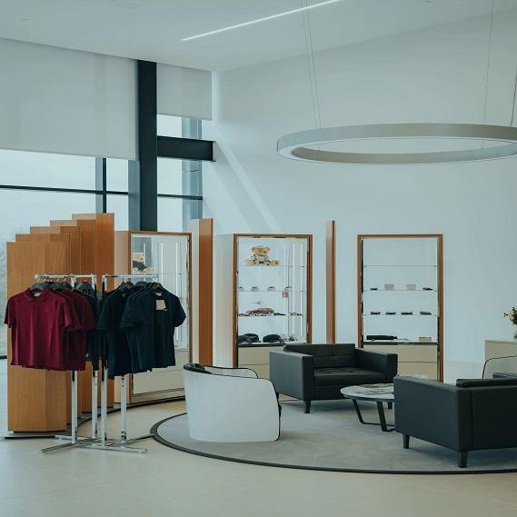 showroom reception area